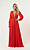Vestido Longo Atena Vermelho - Imagem 2