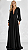 Vestido Longo Atena Preto - Imagem 1