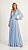 Vestido Longo Atena Azul Serenity - Imagem 1