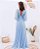 Vestido Longo Atena Azul Serenity - Imagem 2