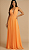 Vestido Longo Atena Laranja Claro - Imagem 3