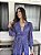 Vestido Longo Romana Estampado Roxo - Imagem 3