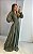 Vestido Longo Atena Verde Oliva Escuro - Imagem 1