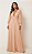 Vestido Longo Atena Nude - Imagem 1