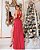 Vestido Longo Serena Vermelho - Imagem 2
