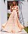 Vestido Longo Flávia Pêssego - Imagem 1