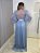 Vestido Longo Bruna Azul Serenity - Imagem 4