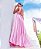 Vestido Longo Plissado Antonella Rosa - Imagem 5