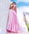 Vestido Longo Plissado Antonella Rosa - Imagem 4