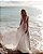 Vestido Longo Plissado Antonella Branco - Imagem 3