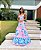 Vestido Longo Limone Rosa Azul - Imagem 6