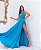 Vestido Longo Sáfira Azul Turquesa - Imagem 1