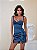Conjunto em Crepe Acetinado Antonella Azul Petroléo - Imagem 1