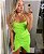Vestido Midi em Prada Sculp Marrie Verde Neon - Imagem 1