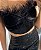 Corset em Veludo Hollywood Preto - Imagem 1
