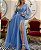 Vestido Longo Louise Azul - Imagem 1