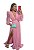 Vestido Longo Louise Rosa - Imagem 1