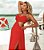 Vestido com Fenda Ariella Vermelho - Imagem 2
