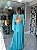 Vestido Longo Kelly Azul Tiffany - Imagem 4
