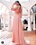 Vestido Longo Atena Rosa - Imagem 3