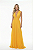 Vestido Longo Atena Amarelo Escuro - Imagem 3