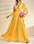 Vestido Longo Atena Amarelo Escuro - Imagem 1