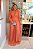 Vestido Longo Atena Salmão - Imagem 1