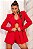 Conjunto em Alfaiataria em Linho Katniss Vermelho - Imagem 1