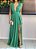 Vestido Longo Sáfira Verde Bandeira - Imagem 1