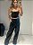 Calça Pantalona Couro Eco Karina - Imagem 2