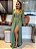 Vestido Longo Liane Verde Oliva - Imagem 1