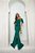 Vestido longo Pillar Verde Esmeralda. - Imagem 1