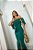 Vestido longo Pillar Verde Esmeralda. - Imagem 2