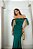 Vestido longo Pillar Verde Esmeralda. - Imagem 3