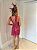 Vestido Curto em Micro Tule Gabriela Pink - Imagem 4