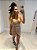 Vestido Curto em Micro Tule Gabriela Dourado - Imagem 2