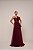 Vestido Longo Laço Vicenza Marsala - Imagem 1