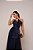 Vestido Longo Laço Vicenza Azul Marinho - Imagem 3