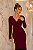 Vestido Manga longa Mariana Marsala - Imagem 4