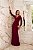 Vestido longo Mariana Marsala - Imagem 1