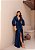 Vestido longo Viena Azul Marinho - Imagem 2