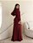 Vestido longo Viena Marsala - Imagem 3