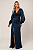 Vestido longo Siena Azul Marinho - Imagem 1