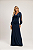 Vestido longo Siena Azul Marinho - Imagem 5