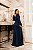 Vestido longo Siena Azul Marinho - Imagem 9