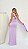 Vestido longo Nayane Lilás - Imagem 3