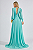 Vestido Longo Atena Verde Tiffany - Imagem 4