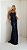 Vestido Longo Aurora Azul Marinho - Imagem 1