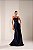 Vestido Longo Aurora Azul Marinho - Imagem 2
