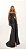 Vestido Longo Aurora Preto - Imagem 1
